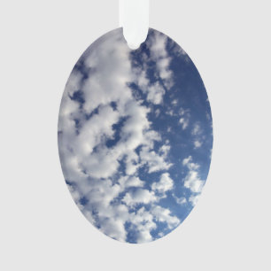 Nuages Puffy Sur Ciel Bleu
