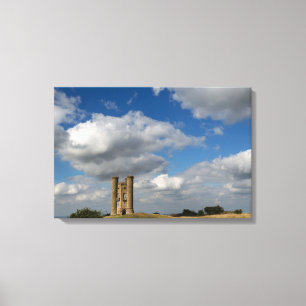 Nuages sur la tour de Broadway, toile Cotswolds