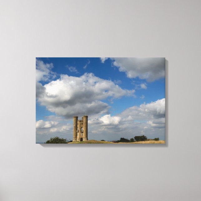 Nuages sur la tour de Broadway, toile Cotswolds (Recto)