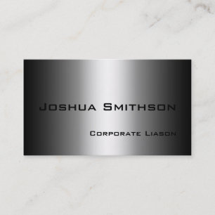 Nuances de gris moderne Carte de visite standard