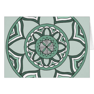 Nuances de mandala bleu