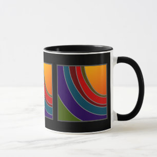 Nuances de tasse de coucher du soleil