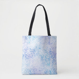 nuances du sac fourre-tout bleu gelé