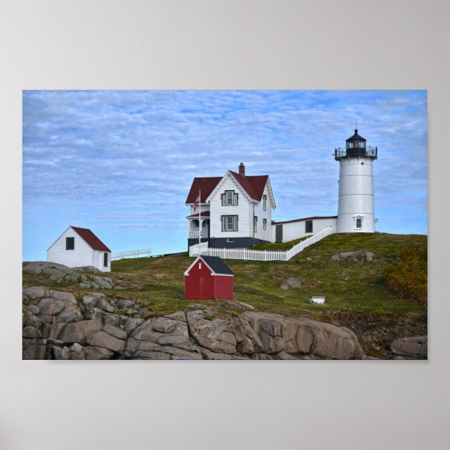 Nubble Light, Cape Neddick, Maine Poster (Vorne)