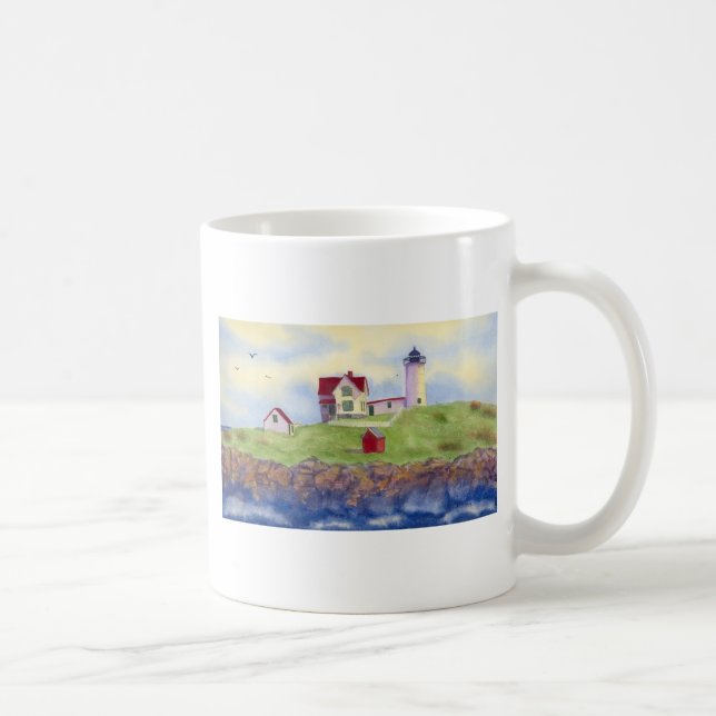 Nubble Light House York Maine Kaffeetasse (Rechts)