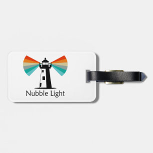 Nubble Light Maine Regenbogen Gepäckanhänger