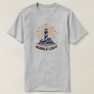 Nubble Light Maine Sonnenaufgang T-Shirt