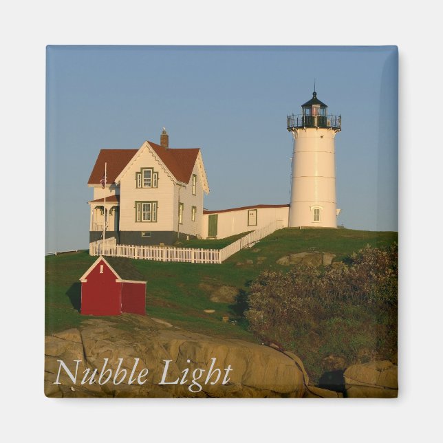 Nubble Light, York, Maine Magnet (Devant)