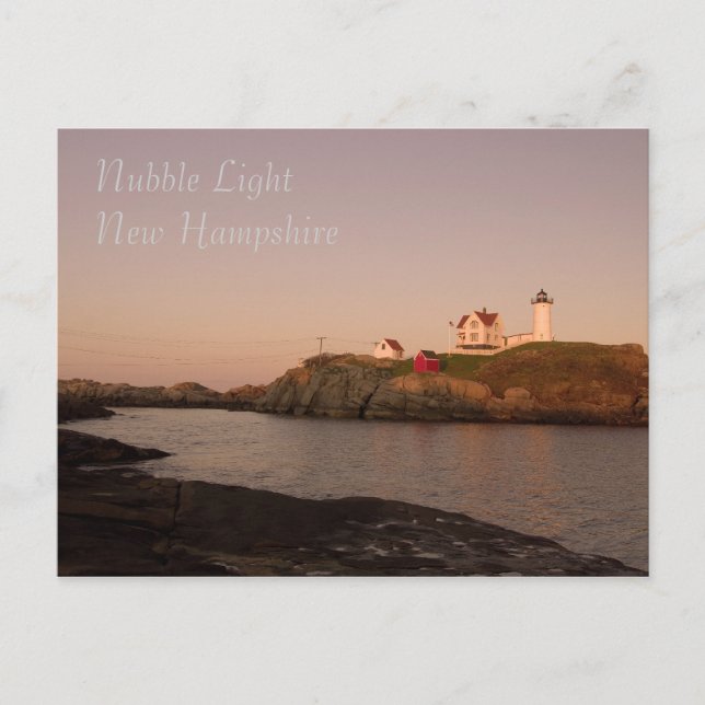 Nubble Light, York, Maine Postcard Postkarte (Vorderseite)