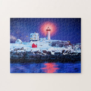 Nubble Lighthouse - Maine Jigsaw Puzzle