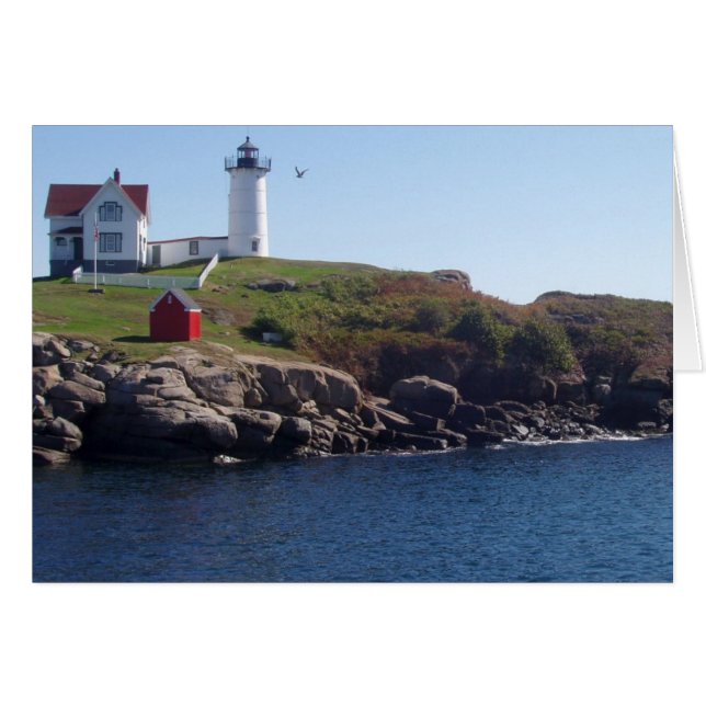 Nubbles Lighthouse-Maine (Vorderseite (Horizontal))