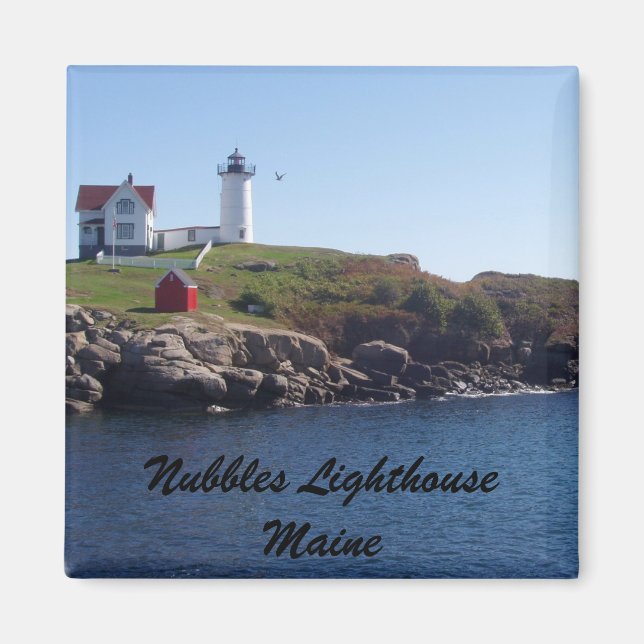Nubbles Lighthouse-Maine Magnet (Vorne)