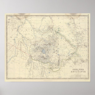 Nubia, Abessinia Poster