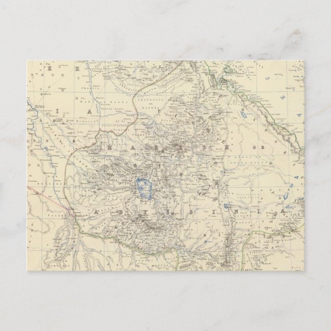 Nubia, Abessinia Postkarte (Vorderseite)