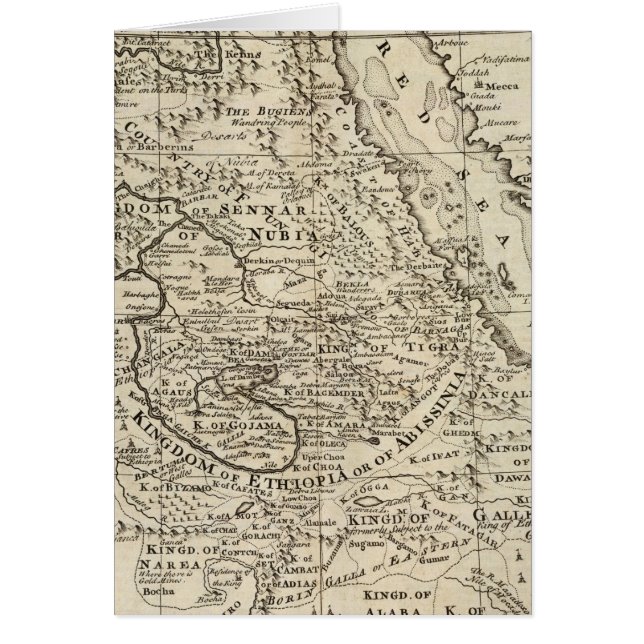 Nubia und Abissinia, Afrika (Vorne)