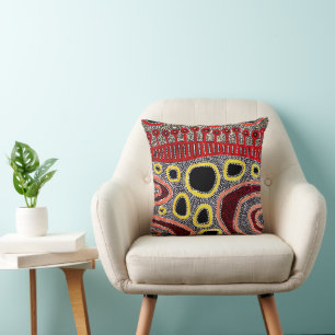 Nubian Bohemisch Geometric Print Kissen