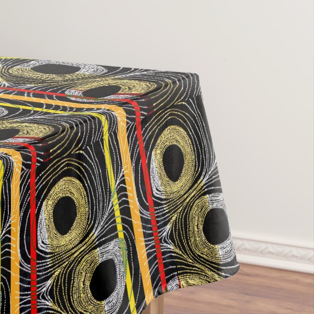 Nubian Bohemisch Geometric Print Tischdecke (Beispiel)