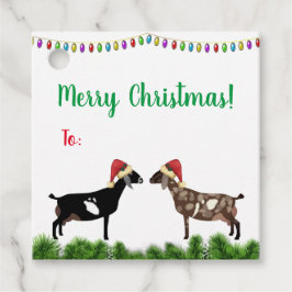 Nubian Dairy Goat Weihnachten Geschenkanhänger