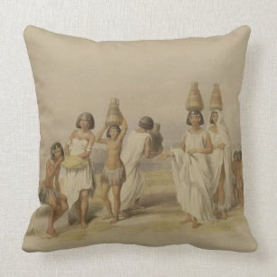 Nubian Frauen bei Kortie auf dem Nil, von "Ägypte Kissen