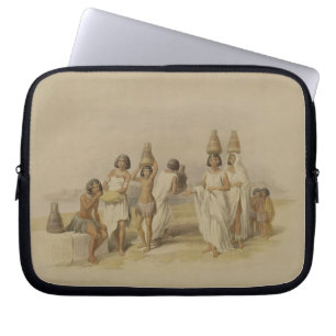 Nubian Frauen bei Kortie auf dem Nil, von "Ägypte Laptopschutzhülle