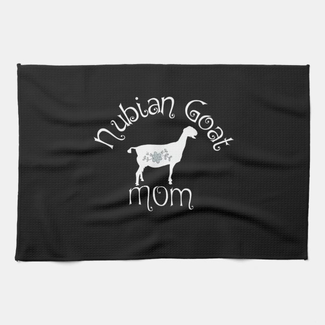 Nubian Goat Mama Gift Geschirrtuch (Horizontal)