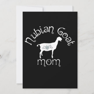 Nubian Goat Mom Gift Einladung