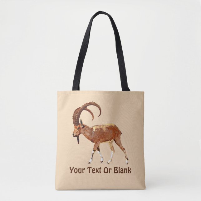Nubian Ibex - Ein Gedi Tasche (Vorderseite)