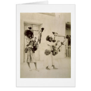 Nubian Musiker (Sepia-Foto)