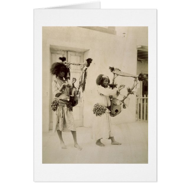 Nubian Musiker (Sepia-Foto) (Vorne)