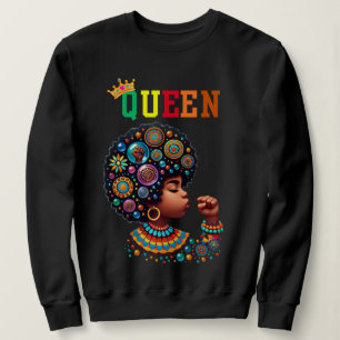 Nubian Queen: Sharp Women's Sweatshirt