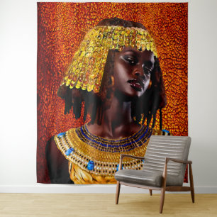 Nubian Queen Wandteppich