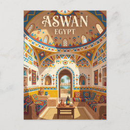 Nubisches Haus Ägypten Postkarte