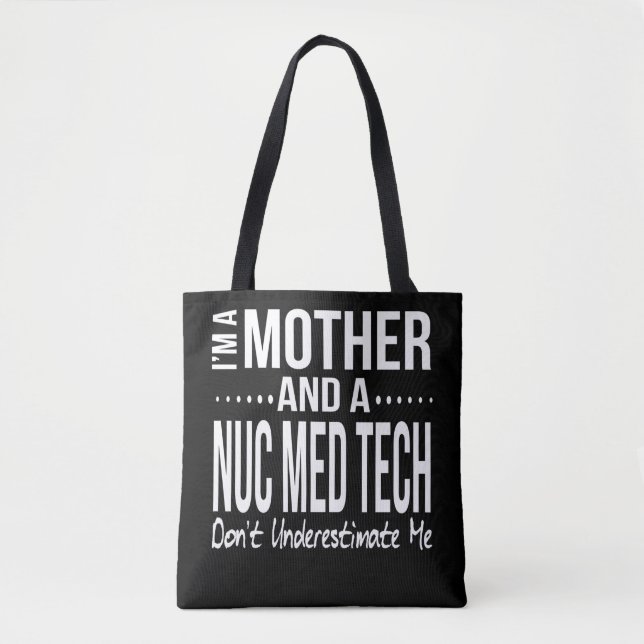Nuc Med Tech Nuklear Medicine Technician Mama Tasche (Vorderseite)