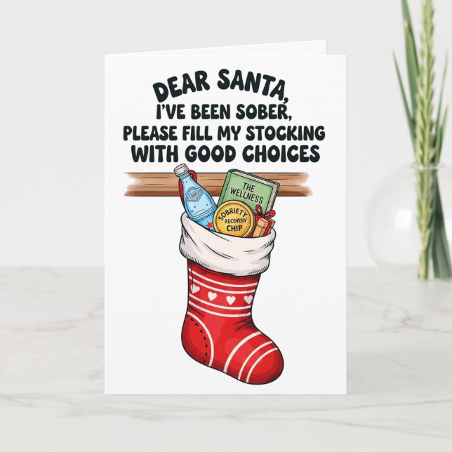 nüchtern feiertagskarte (Vorderseite)