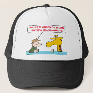 nüchterne Giraffe Truckerkappe