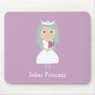Nüchterne Prinzessinmäusematte Mousepad