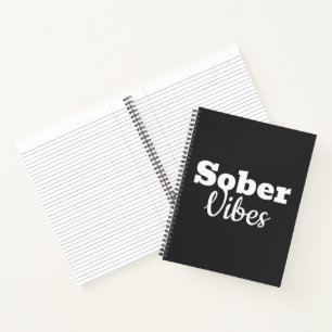 Nüchterne Stimmung – Motivationsgeschenk für die E Notizbuch