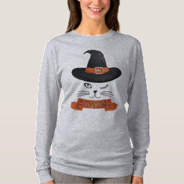 Nüchterne und sexy Katzenlady für Halloween T-Shirt