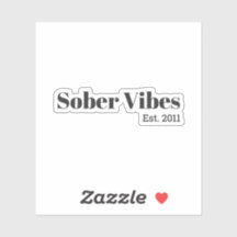 Nüchterne Vibes Est. Datum der Nüchternheit