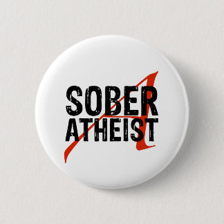 Nüchterner Atheist Button
