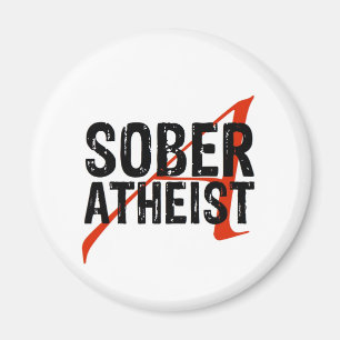 Nüchterner Atheist Magnet