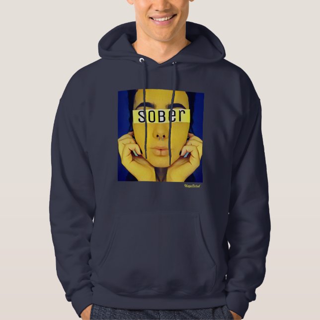 Nüchternes Leben Hoodie (Vorderseite)