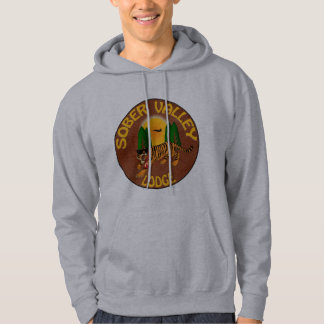Nüchternes Tal-Häuschen Hoodie