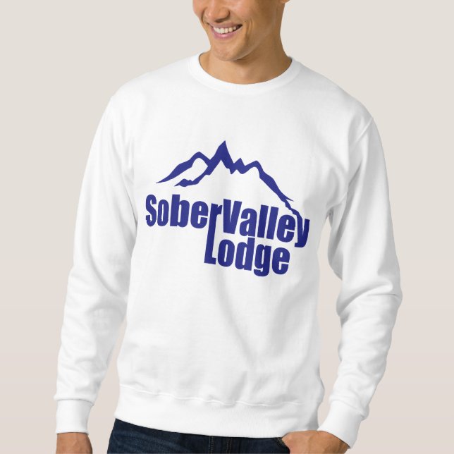 Nüchternes Tal-Häuschen Sweatshirt (Vorderseite)