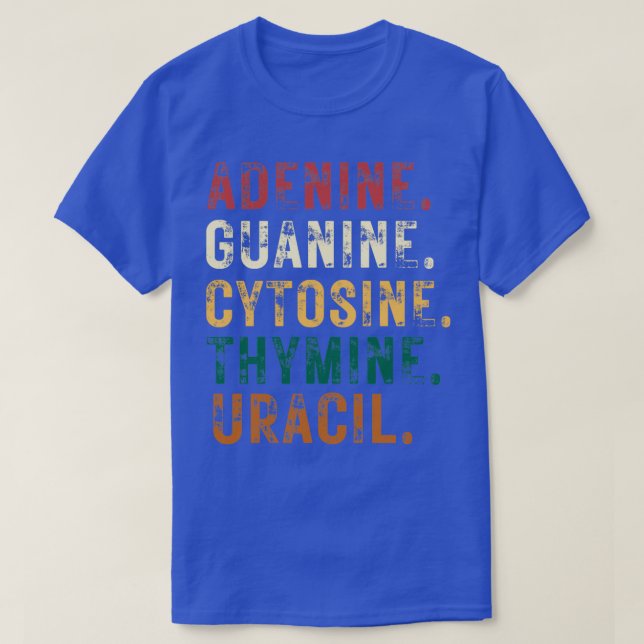 Nucleobases Biology Teacher DNA Biologe Geschenk 2 T-Shirt (Design vorne)