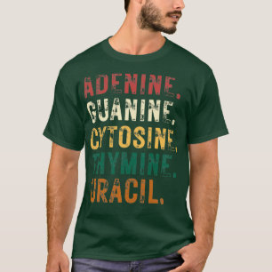 Nucleobases Biology Teacher DNA Biologe Geschenk 2 T-Shirt