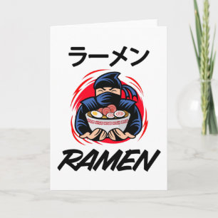 Nudel Anime Manga Lustig Niedlich Japan Otaku Ninj Karte