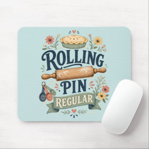 Nudelholz Reguläre Cottage-Bäckerin Mousepad