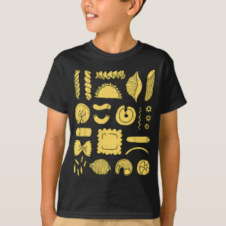 Nudeln Pasta Spaghetti, Penne, Tortellini, Farfal T-Shirt