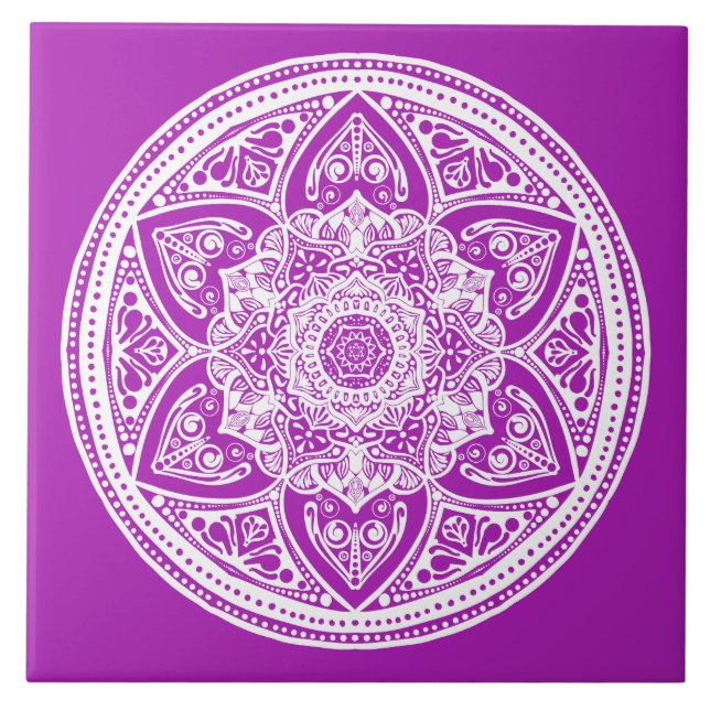 NudiBrana Mandala Fliese (Vorderseite)